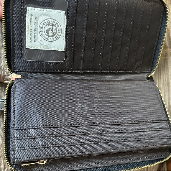 Spartina 449 Black and Gray Leather Wallet - Picture 7 of 7